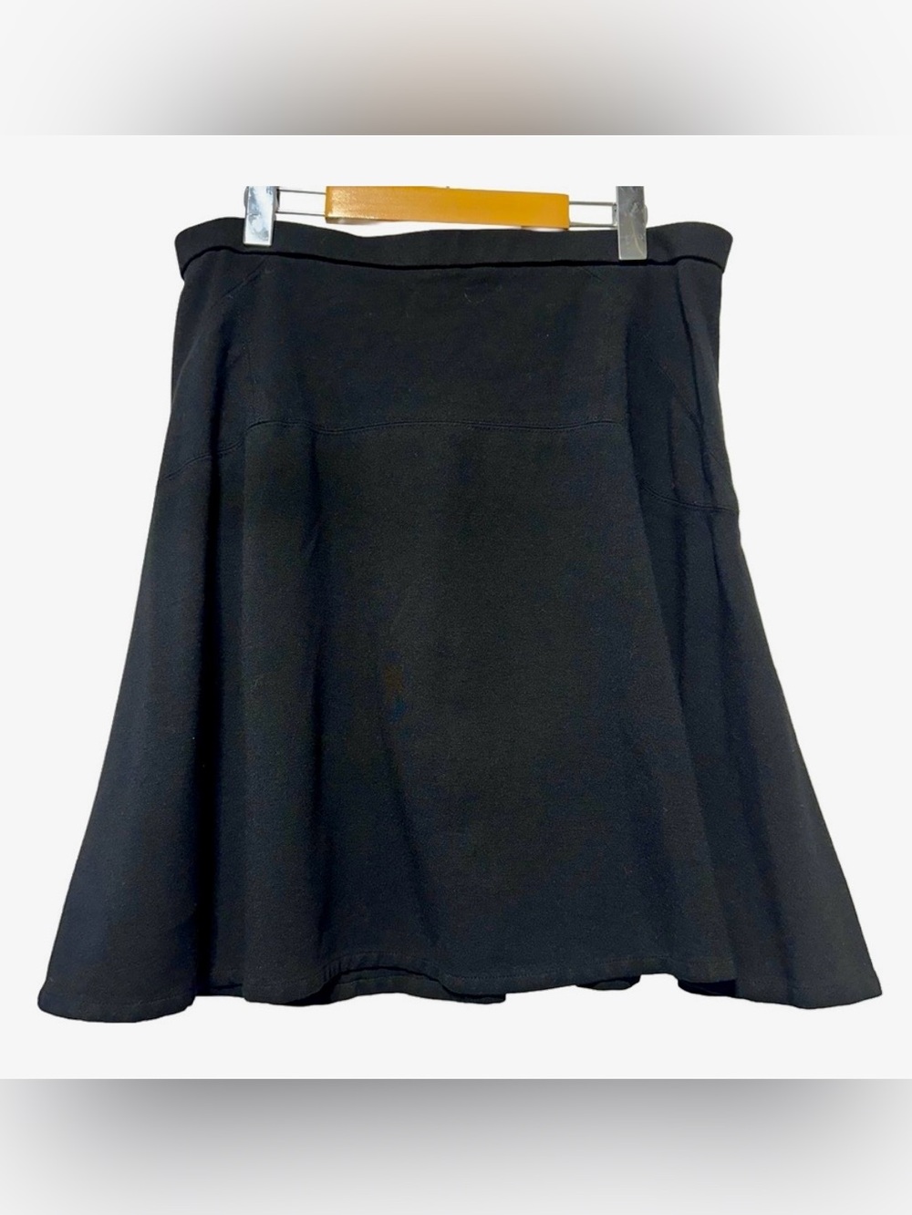 PHILOSOPHY REPUBLIC Black Fit Flare Skirt Coquette Preppy Academia